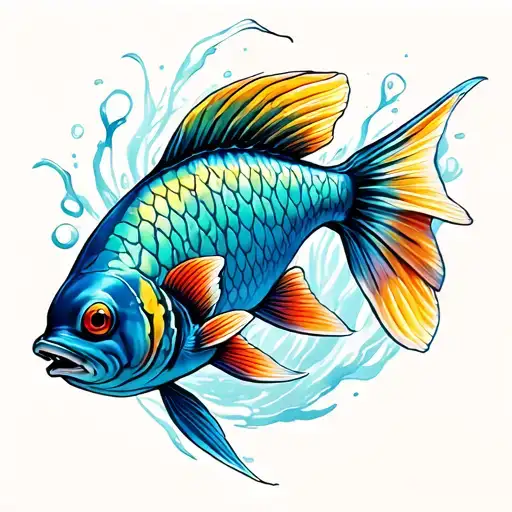 Pisces Fish Swimming
