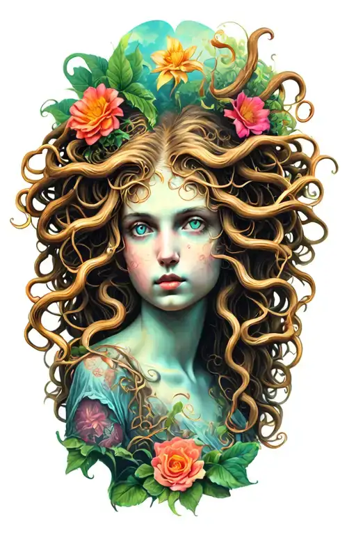 Medusa In Wonderland Sleeve