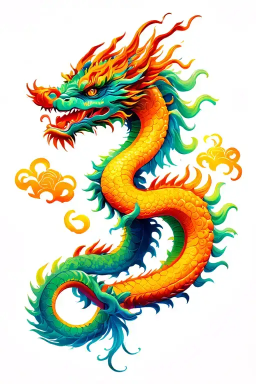 Ancor And Chinese Dragon