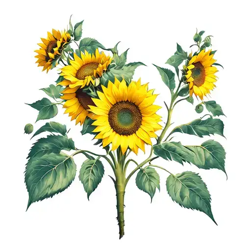 Sunflower Back Bicep In Yellow