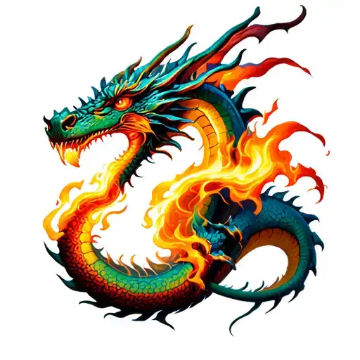 Dragon Breathing Fire