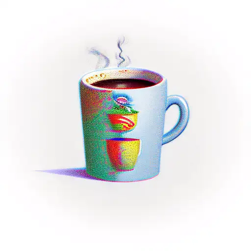 Coffee Cup And Yerba Mate