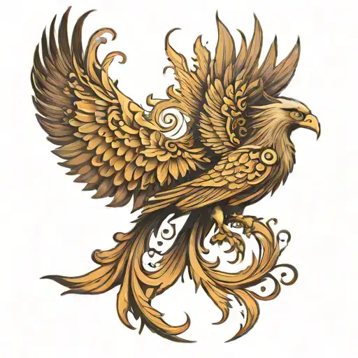 Phoenix With Names Isabelle And Theodore