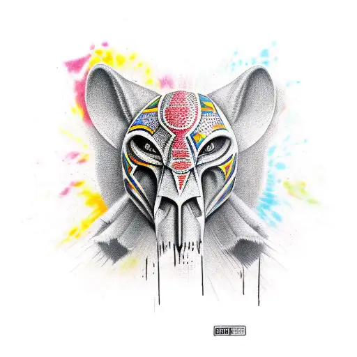 African Masked Hunter