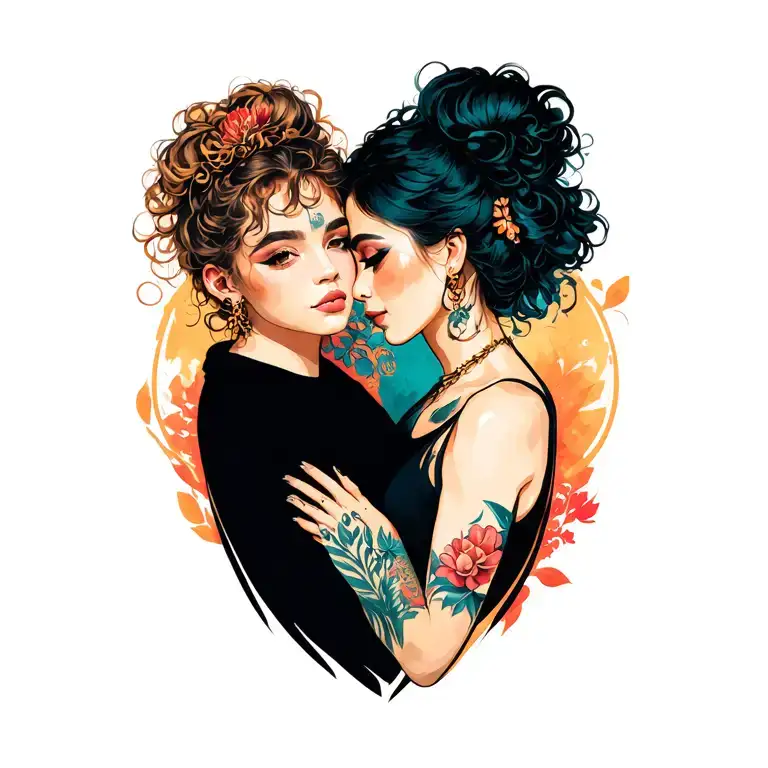 Make A Tatto Design Of Me And My Best Friend