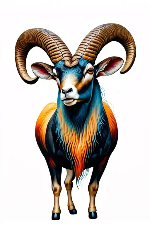 Capricorn Ram Standing