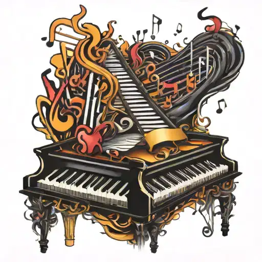 Heartbeat Pianokeys Broken Musical Note Sheets