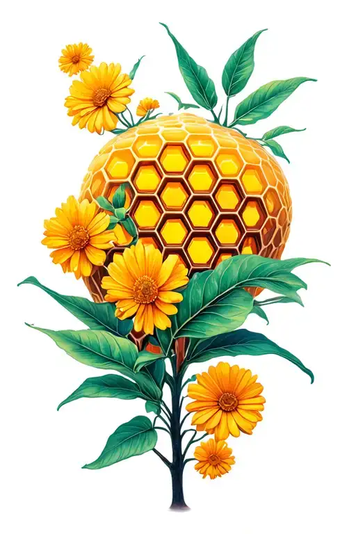 Plant And Honeycomb