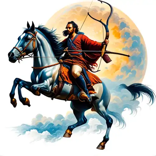 Sagittarius Archer Riding