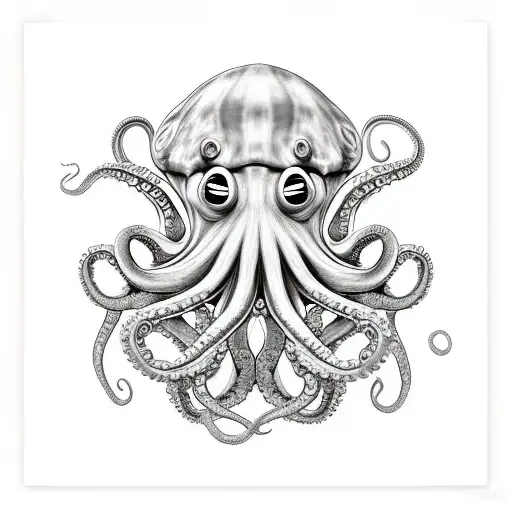 Octopus With Tentacles