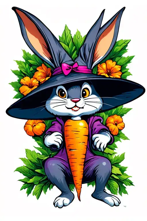 Bugs Bunny Chilling Witch Carrot
