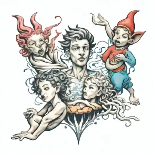 The Unverse Representing 3 Children