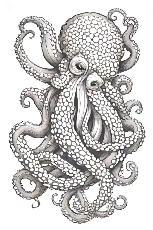 Octopus Wrapping Its Tentacles