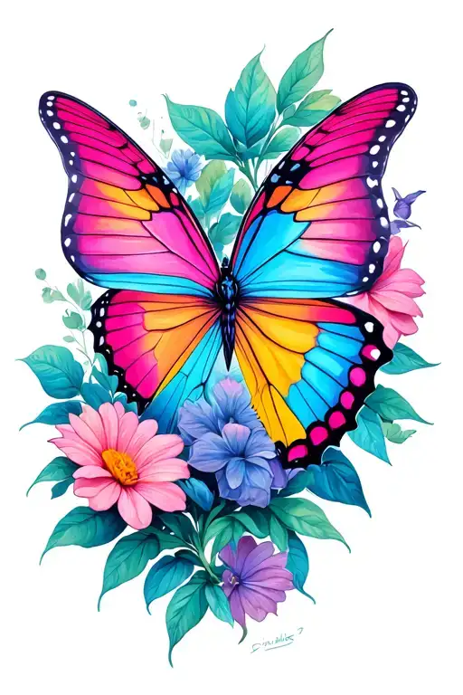 I Am Because You Were With Butterfly's