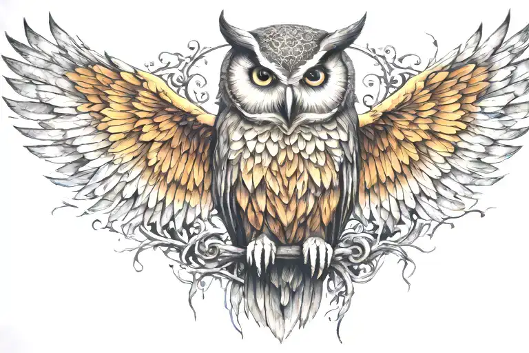 Owl And Soul Death I