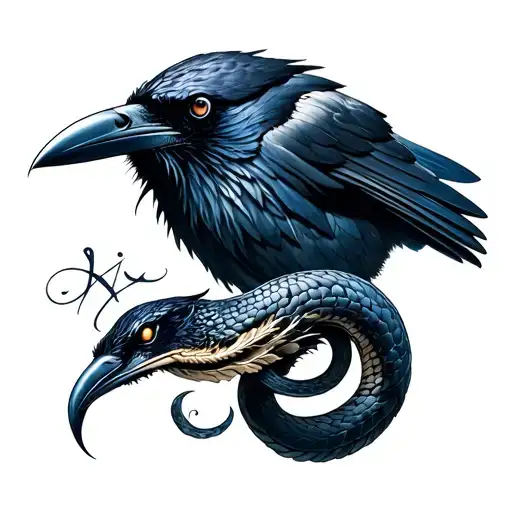 Raven And Serpent