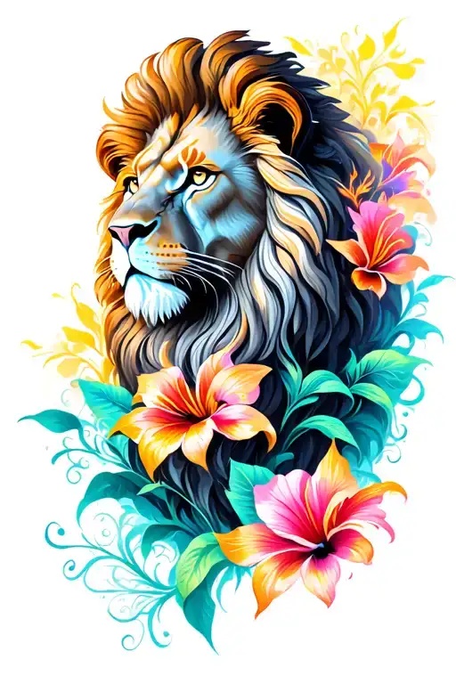Lion With Fleur De Lais