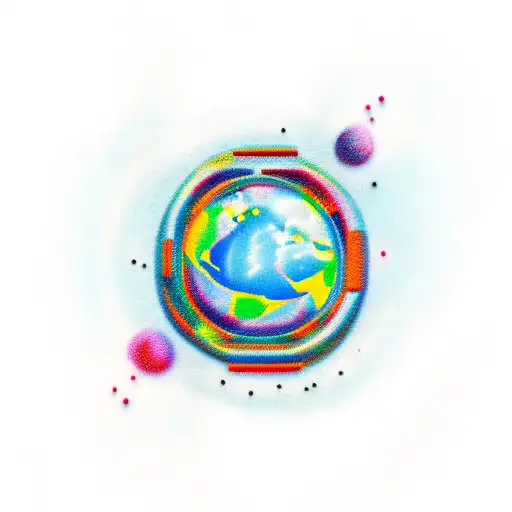 Planet With Astronaut