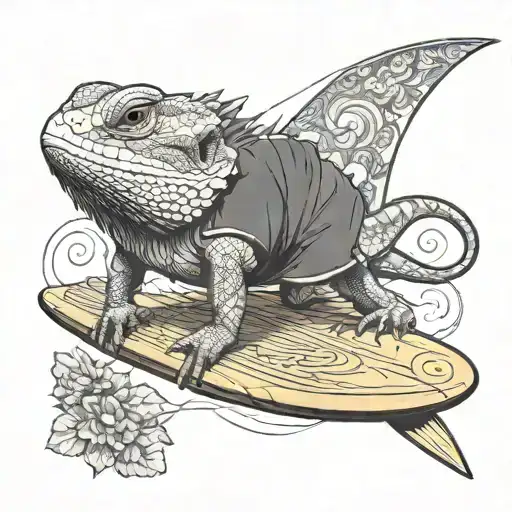 Bearded Dragon Sup-board