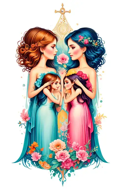 Four Daughter Symbol Made