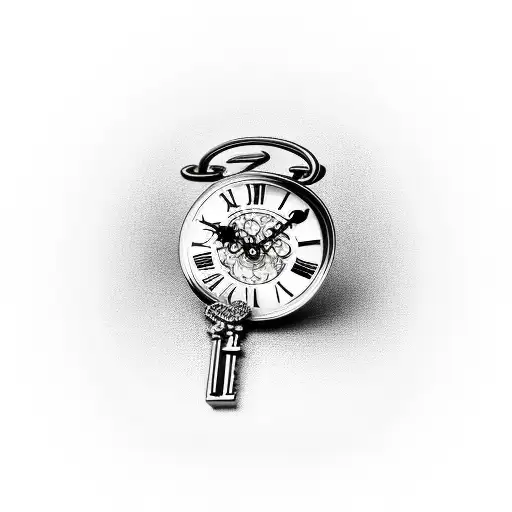 Skeleton Key And Clock