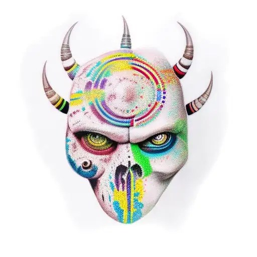 African Tribe Arm Tatoo