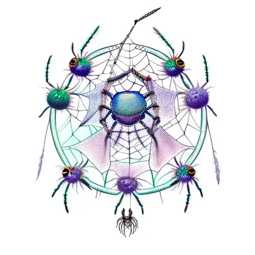 Dreamcatcher With Spider