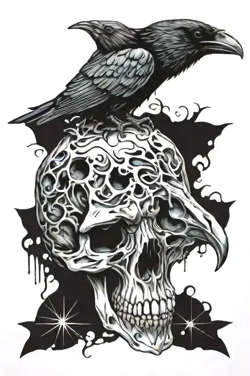 Raven Skull