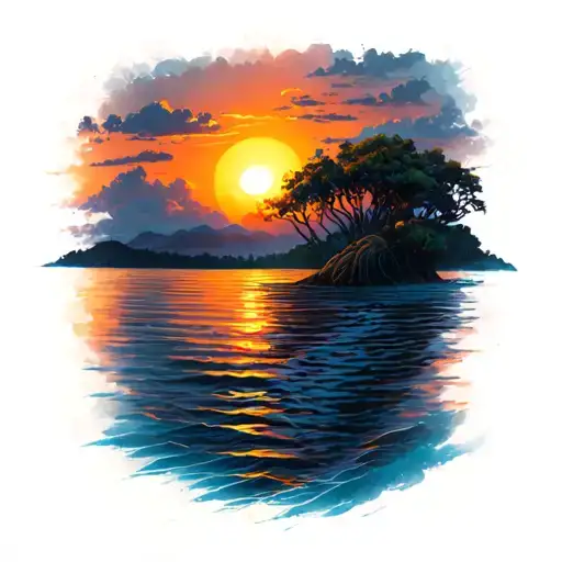 Sunset Using One Sun