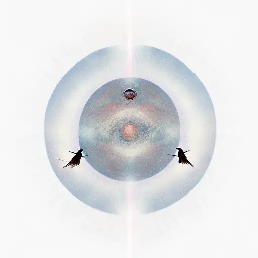 Sparrow Flying Around The Sun