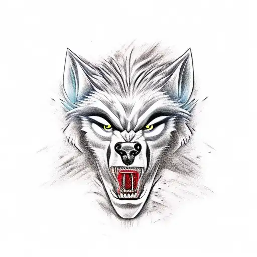 Hot Beautiful Muscular Male Werewolf