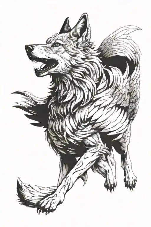 Winged Wolf