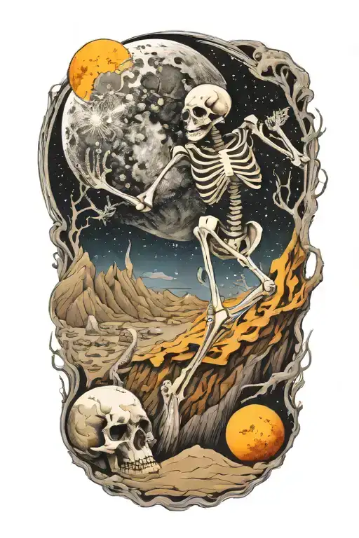 Skeleton Dance On The Moon