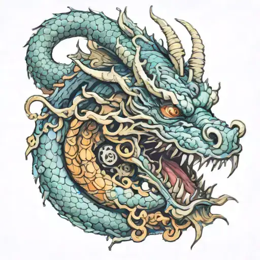 Half-decayed Chinese Dragon That Eats Watches