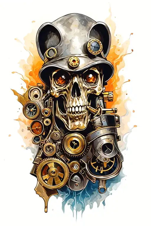 Steampunk Showing Inner Forearm