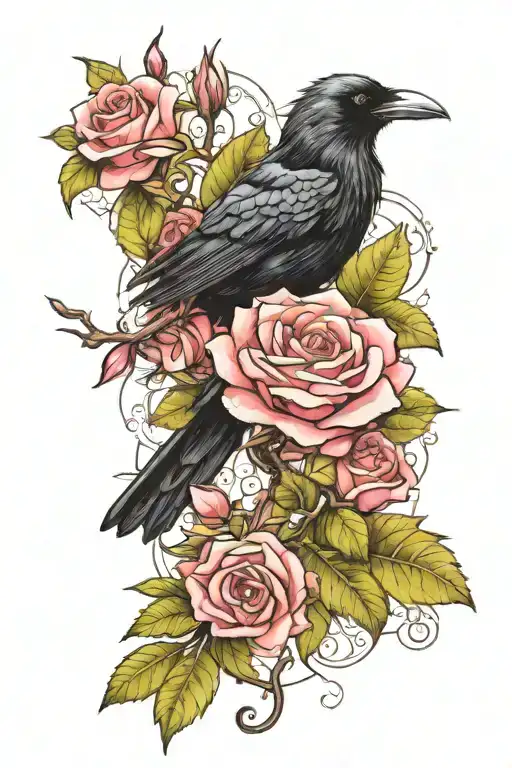 Raven Azaleas And Roses