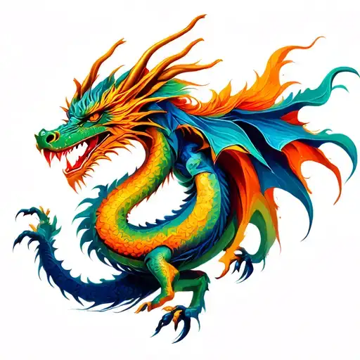 Dragon Mandala Design