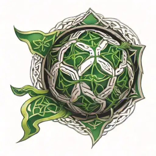 Combine A Celtic Knot With A Soccer Ball To Represent Your Love For Irish History And Soccer