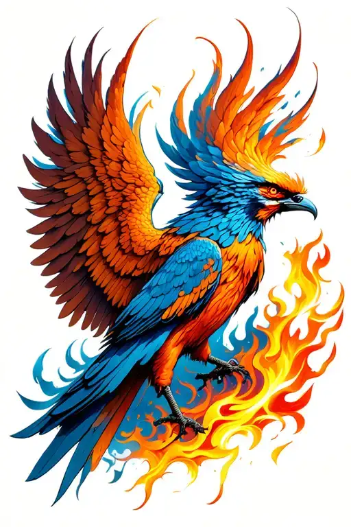 Phoenix Rising From The Ashes