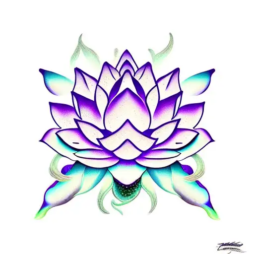 Purple Lotus Flower