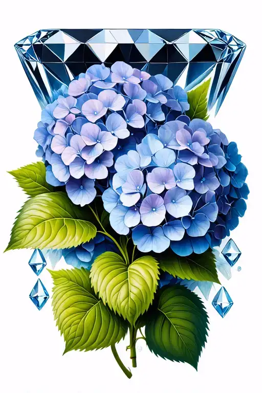 Hydrangea And Diamond