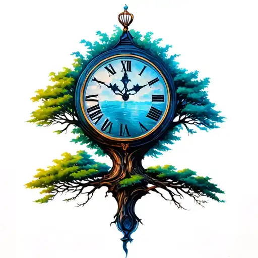 Clock And Tree