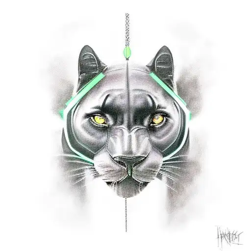 A Black Panther Animal From The Matrix