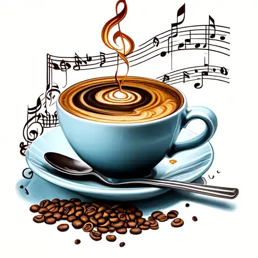 Coffee Music Notes