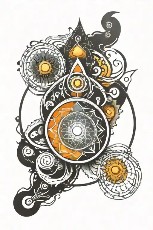 Simple Chakra Symbol