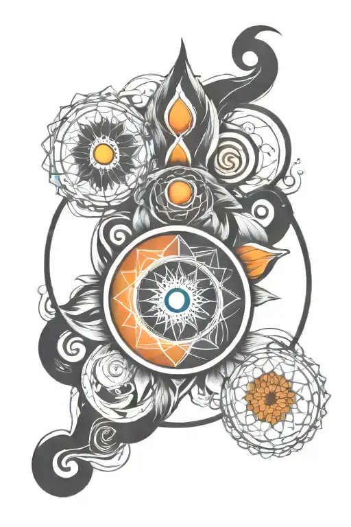 Simple Chakra Symbol