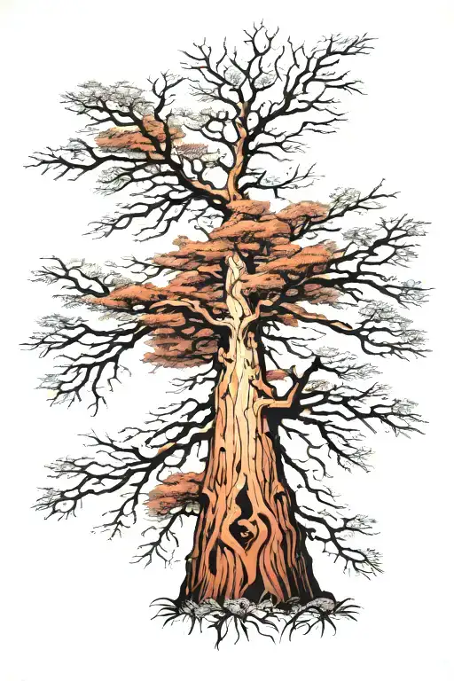 Redwood Forest Looking Up