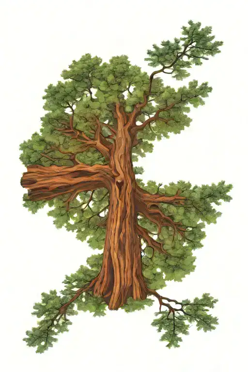 Redwood Forest Looking Up