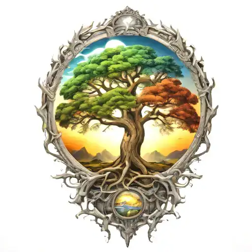World Tree Ygg Drasil Tree