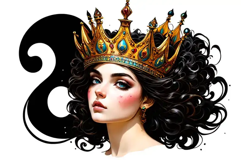 Female Crown Adorned